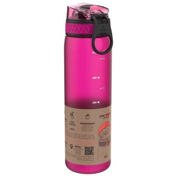 Ion8 Leak Proof Slim Water Bottle, BPA , 500ml, Pink