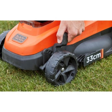 BLACK + DECKER АККУМУЛЯТОРНАЯ КОСИЛКА 2x18 В, 33 см, BCMW3336N