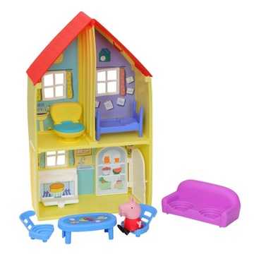 ŚWINKA PEPPA DOMEK RODZINNY PEPPY + FIGURKA F2167 HASBRO