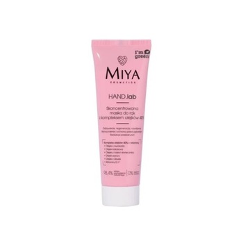 Miya Hand Lab skoncetrowana maska do rąk z kompleksem olejków 40% 50ml