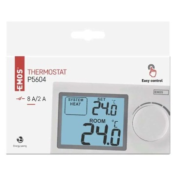 ПРОВОДНОЙ ТЕРМОСТАТ 2xAAA ПЕЧЬ/СОСТОЯНИЕ ВОЗДУХА 5–35°C P5604