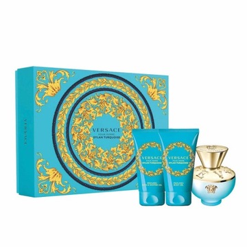 Versace Dylan Turquoise Pour Femme zestaw woda toaletowa spray 50ml + ż P1