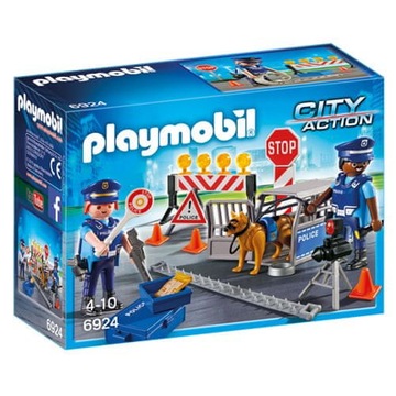 PLAYMOBIL 6924 Blokada Policyjna Ulicy Kolczatki