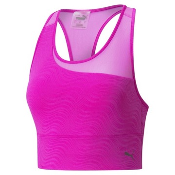 Biustonosz sportowy Puma Mid Impact Flawless, różowy, XL (42 EU)