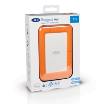Внешний жесткий диск LaCie Rugged Mini емкостью 2 ТБ