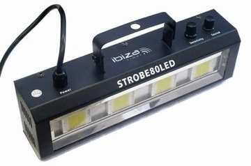 Ibiza Light STROBE80LED стробоскоп, питание от сети