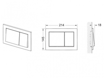Кнопка смыва для унитаза Tece Base, белый, выгодная цена