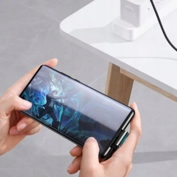 USB-КАБЕЛЬ ТИП-C-C 100 Вт 20 В 5 А 1 М УГЛОВОЙ ЧЕРНЫЙ