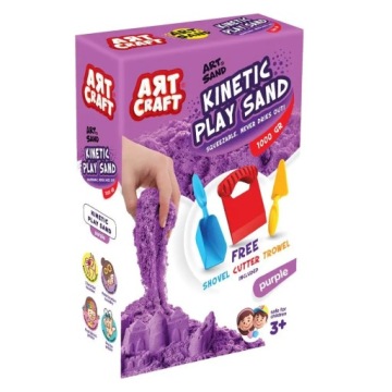 Пісок кінетичний Запас Піску 1 кг колір Фіолетовий Art Craft