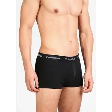 Bokserki męskie Calvin Klein Underwear Low Rise Trunk XL 3Pack Czarny/Biały