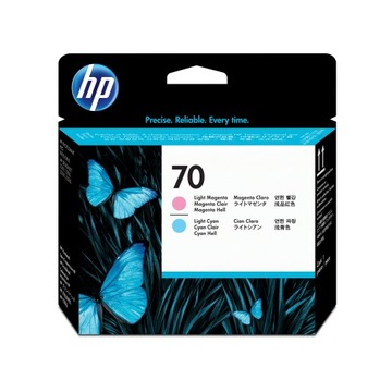 Оригинальная печатающая головка HP C9405A, HP 70, светло-голубой/светло-пурпурный