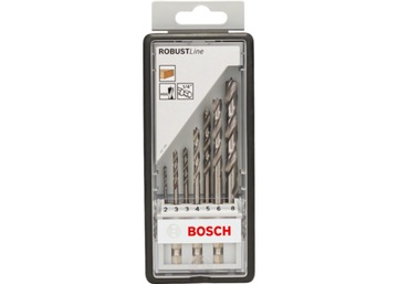 zestaw wierteł do drewna z chwytem Hex BOSCH 7 el.