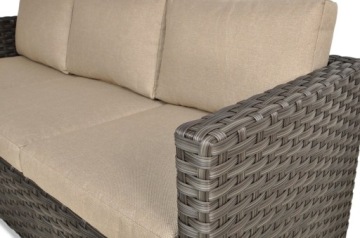 Marco Garden Furniture, сделанная из углового угла Rattan для террасы бронзы