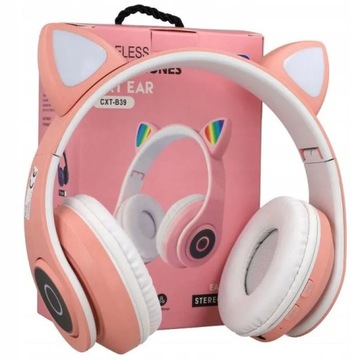 БЕСПРОВОДНЫЕ НАУШНИКИ CAT EARS ДЛЯ ДЕТЕЙ RGB