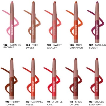 L'Oreal Paris Infallible Matte Lip 111 матовая помада в карандаше