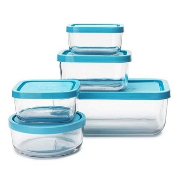 Контейнеры Bormioli Rocco Frigoverre, 5 шт, прозрачные