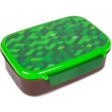 ŚNIADANIÓWKA LUNCH BOX POJEMNIK NA ŚNIADANIE CP DLA CHŁOPCA PIKSELE