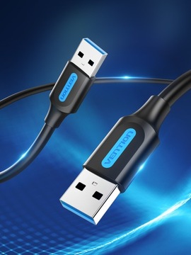USB 3.0 Vention CONBG 2A кабель 1,5м черный ПВХ