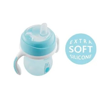 Чашка Chicco First Training с мягким носиком 4 м+ 200 мл. Желтый