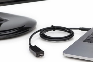 Кабель USB C/HDMI M/M черный, 5 м USB 3.1 SuperSpeed+ 4K 60 Гц