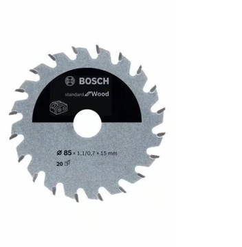 Tarcza tnąca Bosch Standard for Wood 15x85 mm srebrna