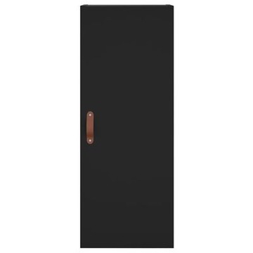 vidaXL Высокий шкаф Черный 34,5x34x180 см Материал дерева
