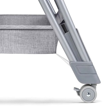 LIONELO Łóżeczko turystyczne dostawne 2w1 Luna