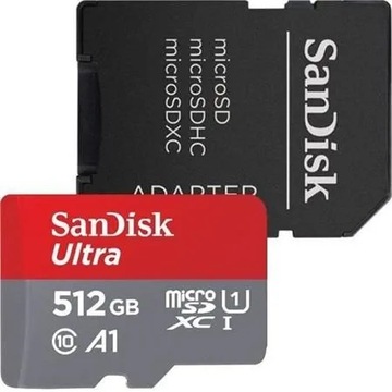 Карта памяти SANDISK Ultra microSDXC 512 ГБ
