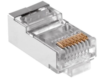 Компьютерный разъем RJ45 8P 8C + ЭКРАН (100) LECHPOL 1 шт.