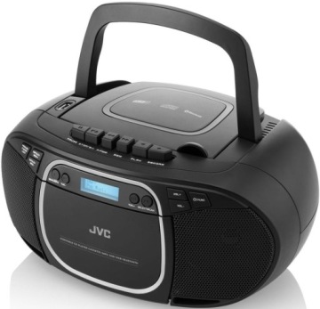 Бумбокс JVC CD-плеер USB MP3 Bluetooth FM-радио DAB+ AUX + Пульт дистанционного управления