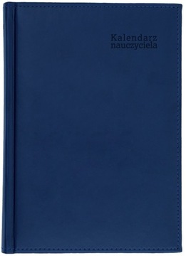 Учительский календарь темно-синего цвета. А5Т Вивелла.