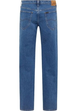 LEE DAREN proste spodnie jeans straight ZIP FLY Niebieski W32 L32