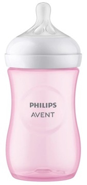 Natural Response SCY903/11 бутылочка 260 мл AVENT розовый 1м+ для молока