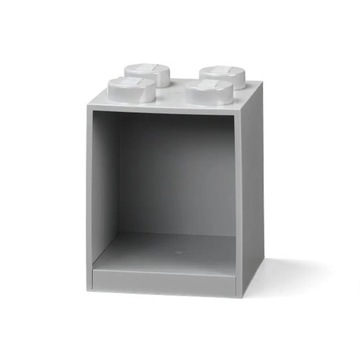 LEGO 41141740 ПОЛКА КИРПИЧНАЯ 4 СЕРАЯ