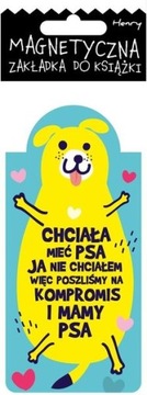 MAGNETYCZNA ZAKŁADKA DO KSIĄŻEK - Piesek