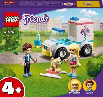 LEGO Friends - Karetka kliniki dla zwierzątek (41694) +Torba +Katalog 2024
