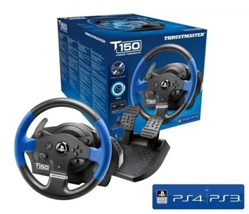Kierownica + pedały Thrustmaster T150 28 cm PC / PS3 / PS4/ PS5