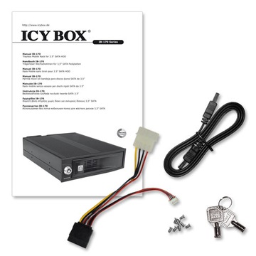 IcyBox IB-170SK-B 3,5'' HDD SATA