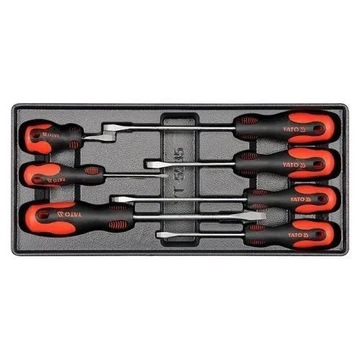 ПЛОСКАЯ ОТВЕРТКА С ВСТАВКОЙ В ЯЩИК YATO YT-5535