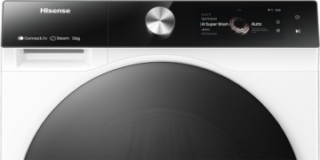 HISENSE WF7S1247BW Отдельностоящая стиральная машина серии 7S, 12 кг, белая