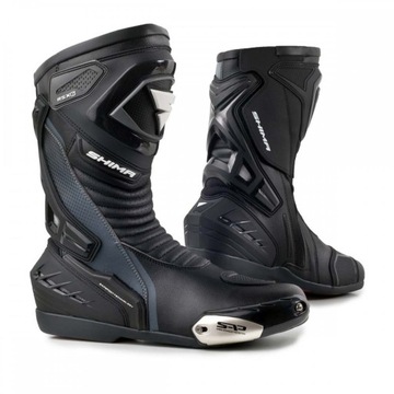 Мужские мотоботы SHIMA RSX-6 BLACK БЕСПЛАТНО