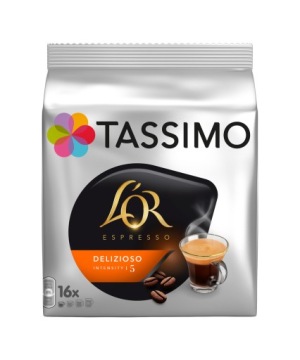 Капсулы Tassimo L'OR Espresso Delizioso - 16 шт.