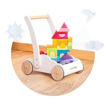 Толкатель Toy Van Rainbow Cloud Le