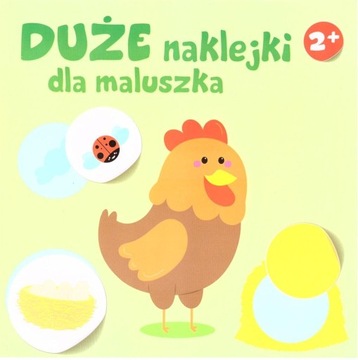 DUŻE NAKLEJKI DLA MALUSZKA KURKA 2+