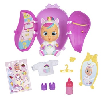 Кукла Cry Babies Magic Tears Dress Me Up, фиолетовая