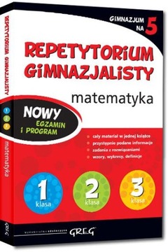 Repetytorium gimnazjalisty matematyka greg