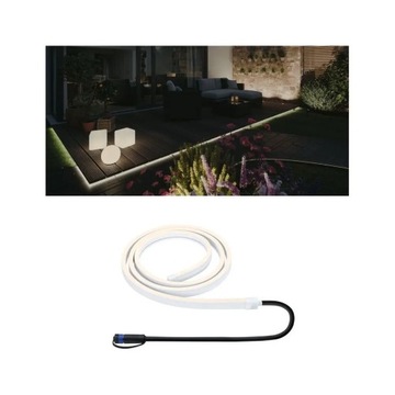 Paulmann Taśma 2m Plug&Shine LED DIM 12W 3000K 24V IP68 - biały