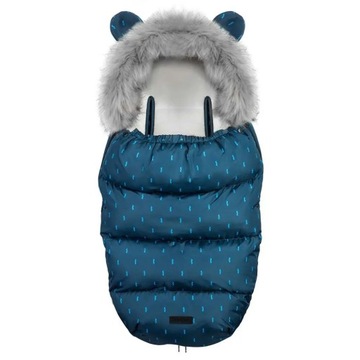 ТОЛСТЫЙ ЗИМНИЙ СПАЛЬНИК ДЛЯ ГОНДОЛЬНОЙ КОЛЯСКИ