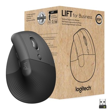 Мышь LOGITECH LIFT Bluetooth — передатчик GRAPHITE nano 4000 dpi