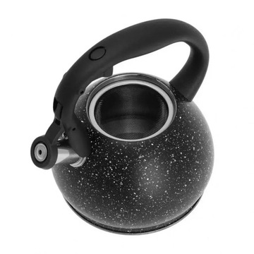 Заварочный чайник со свистком и ситечком для чая KETTLE